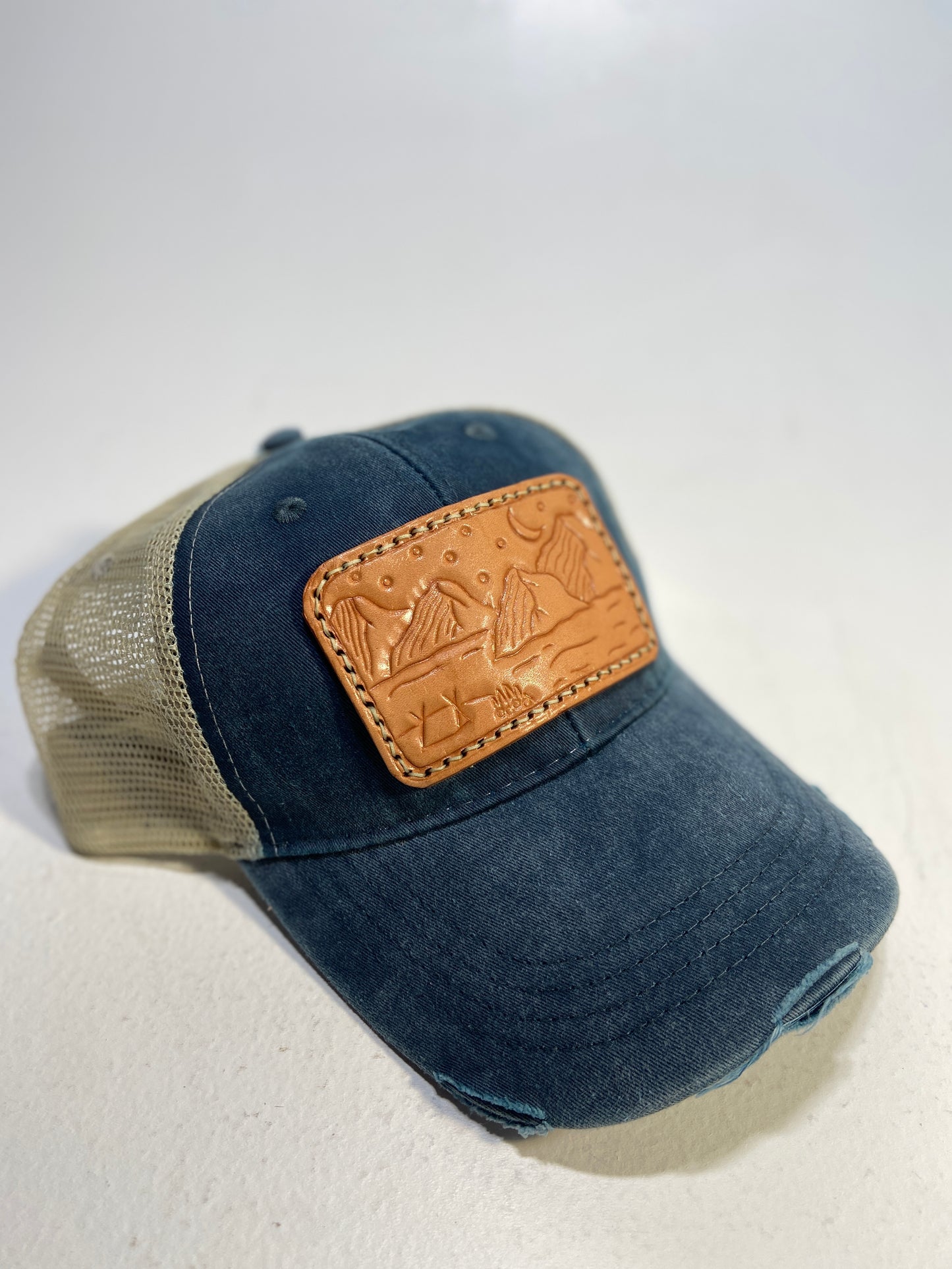 Tooled Patch Hat