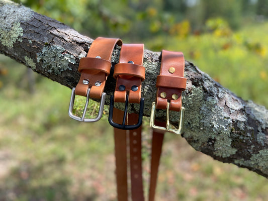 Classic Handmade Tan Leather Belt