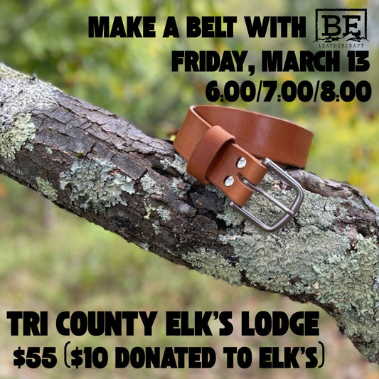 ELK'S LODGE Belt Workshop
