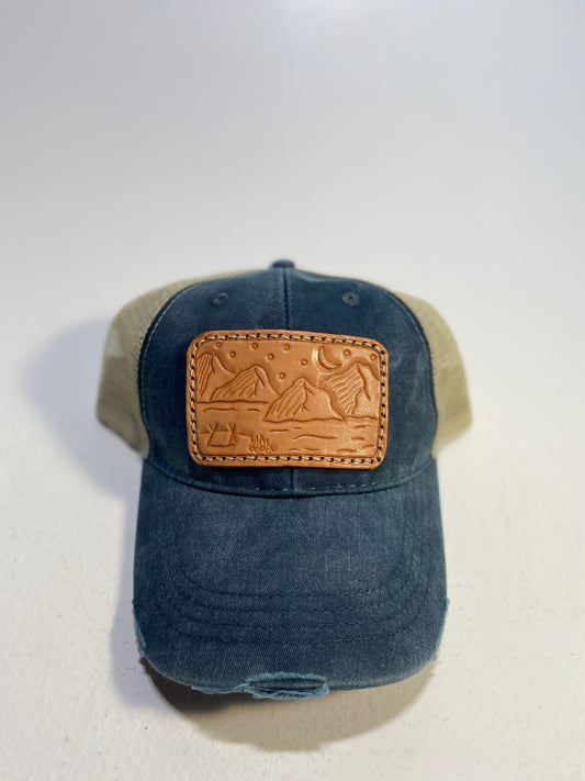 Tooled Patch Hat