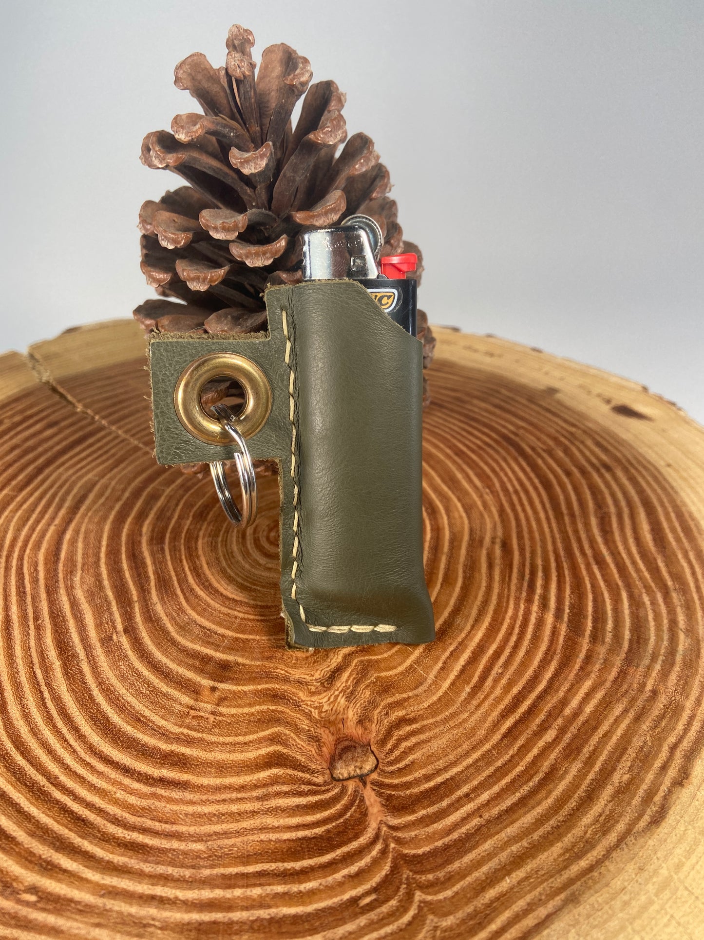 Lighter holder keychain BE Leathercraft